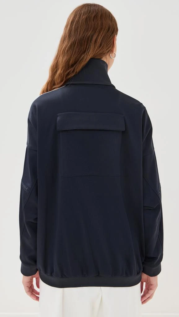 Tibi Active Knit Zipper Detailed Track Jacket 2
