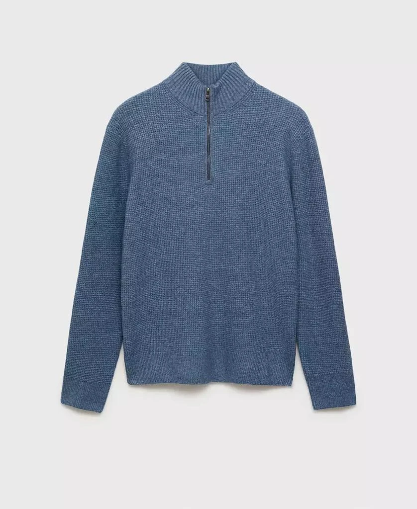 Mango Men's Perkins-Collar Knit Sweater 6