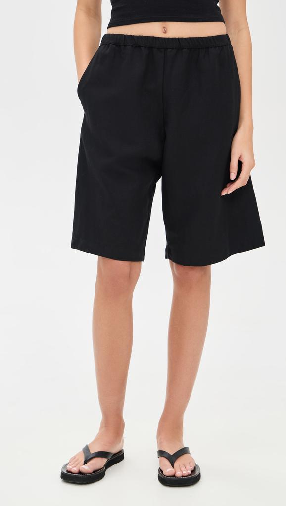 Enza Costa Twill Bermuda Shorts