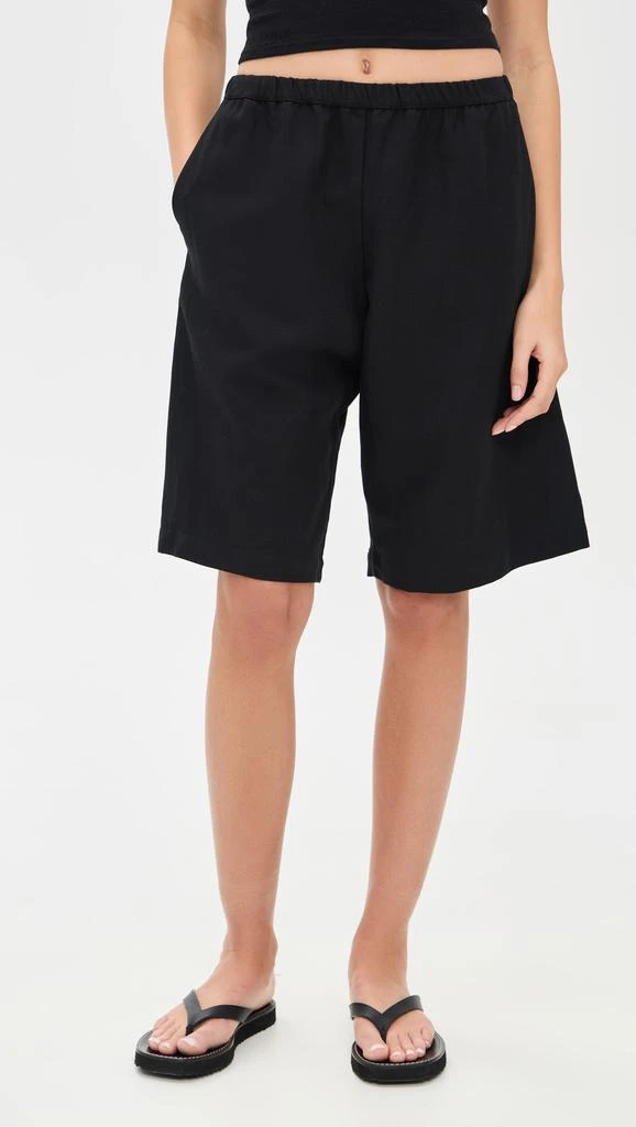 Enza Costa Twill Bermuda Shorts 2