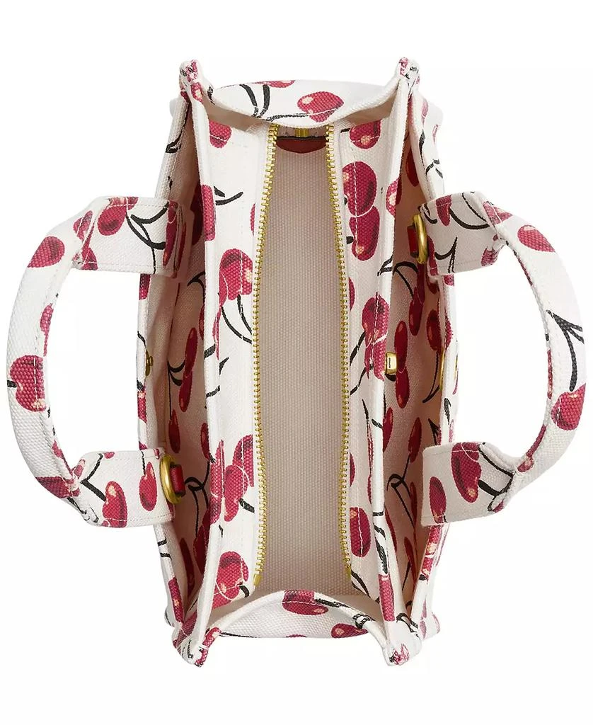 Coach Cherry-Print Canvas 26 Cargo Tote 3