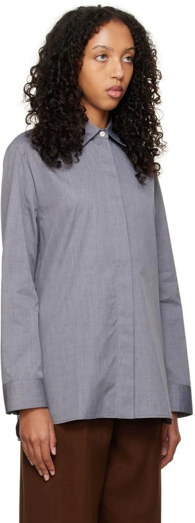 The Row Gray Big Sisea Shirt 4