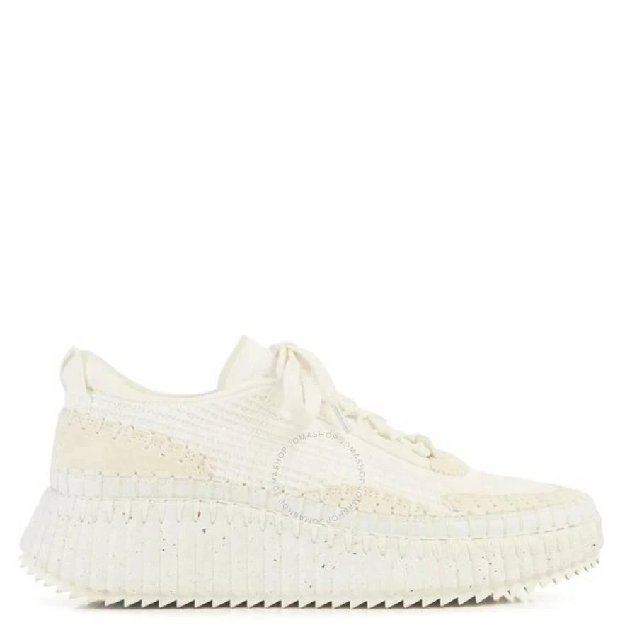 Chloé Nama Mix Material Low-Top Sneakers 1