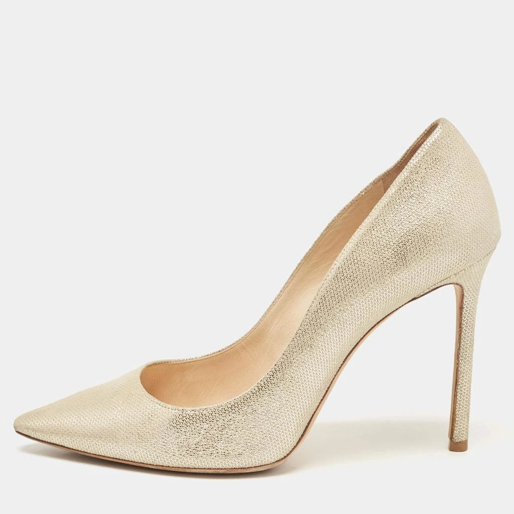 Jimmy Choo Jimmy Choo Beige Suede Romy Pumps Size 40 1