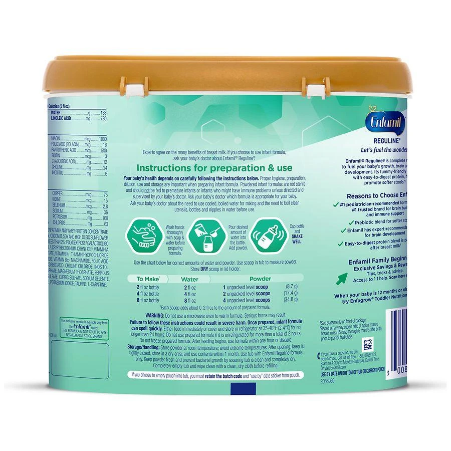 Enfamil Reguline Infant Formula Makes 147 Ounces 2