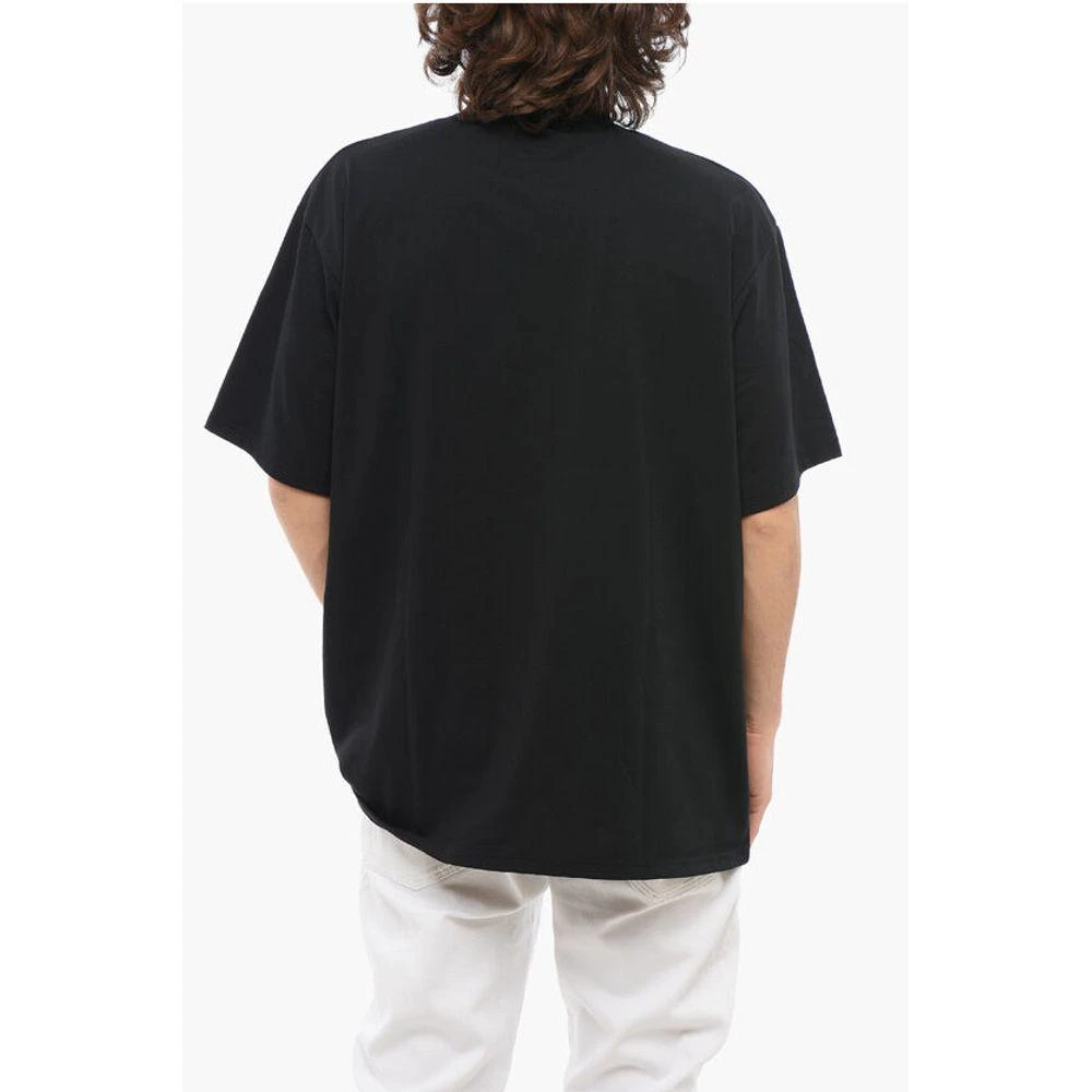 Needles Solid Color Mock-Neck T-Shirt with ButterflyEmbroidery 2