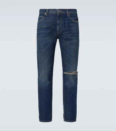Dolce 
Gabbana Distressed slim jeans 1