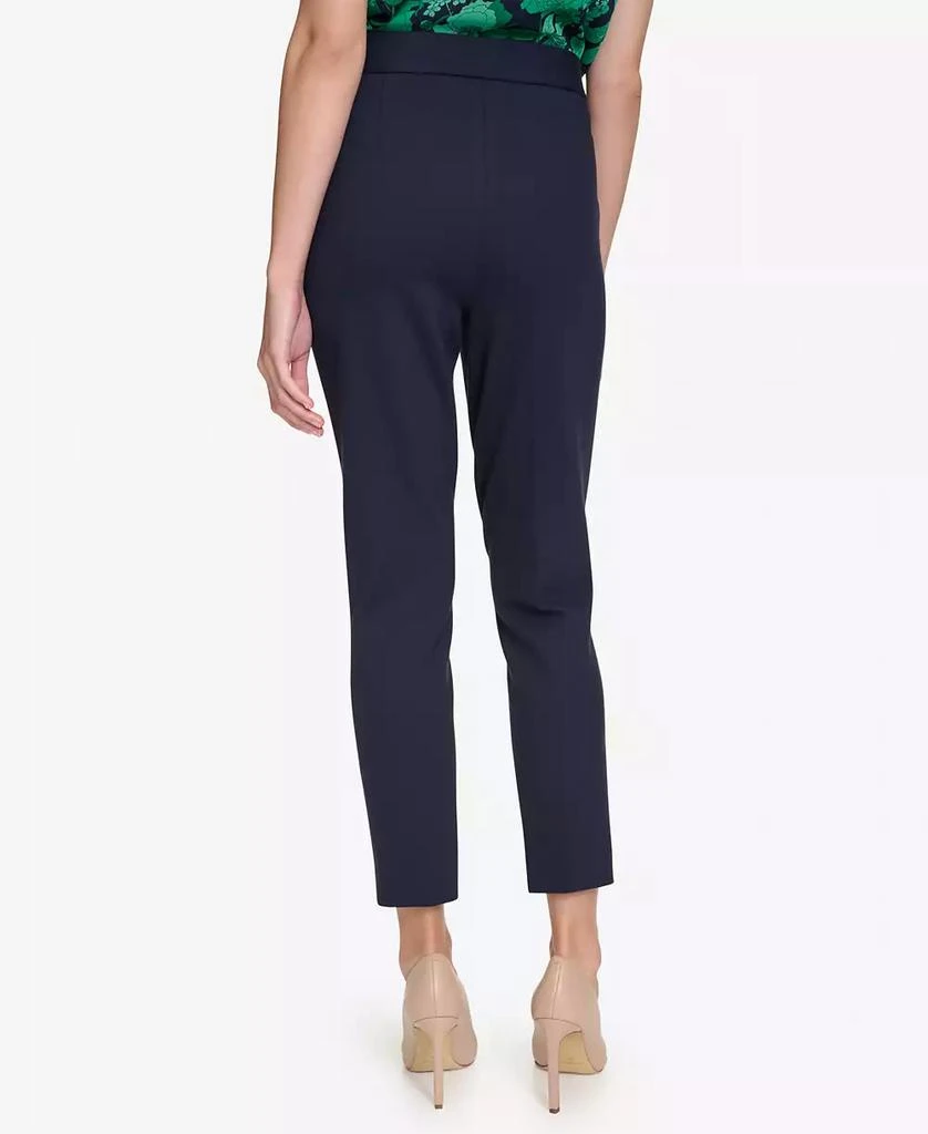 Tommy Hilfiger Women's Mid-Rise Ponte Skinny Ankle Pants 2