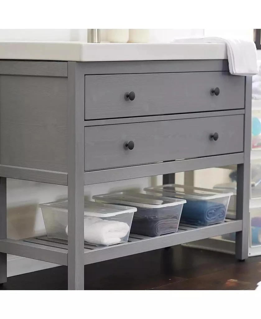 Life Story 6L Shoe and Closet Storage Box Stacking Containers, Clear (20 Pack) 4