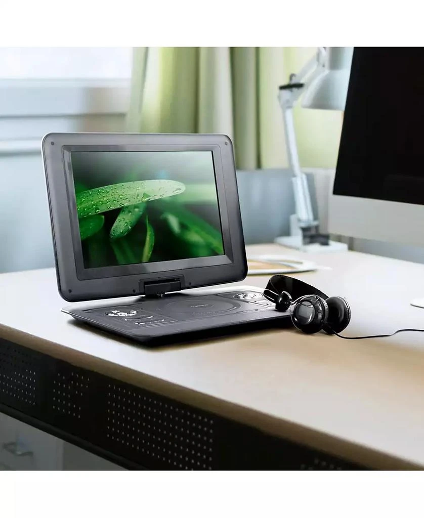 Trexonic 13.3 Inch Portable TV+DVD Player with Color TFT LED Screen and USB/HD/AV Inputs 3