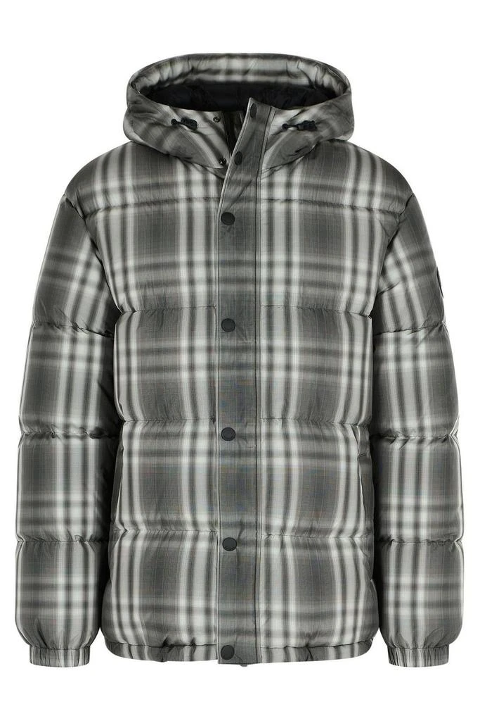 Burberry Burberry Checked Hooded Puffer Jacket from Cettire