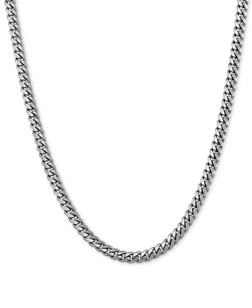 Giani Bernini Curb Link 18" Chain Necklace in Sterling Silver or 18k Gold-Plated Over Sterling Silver 1