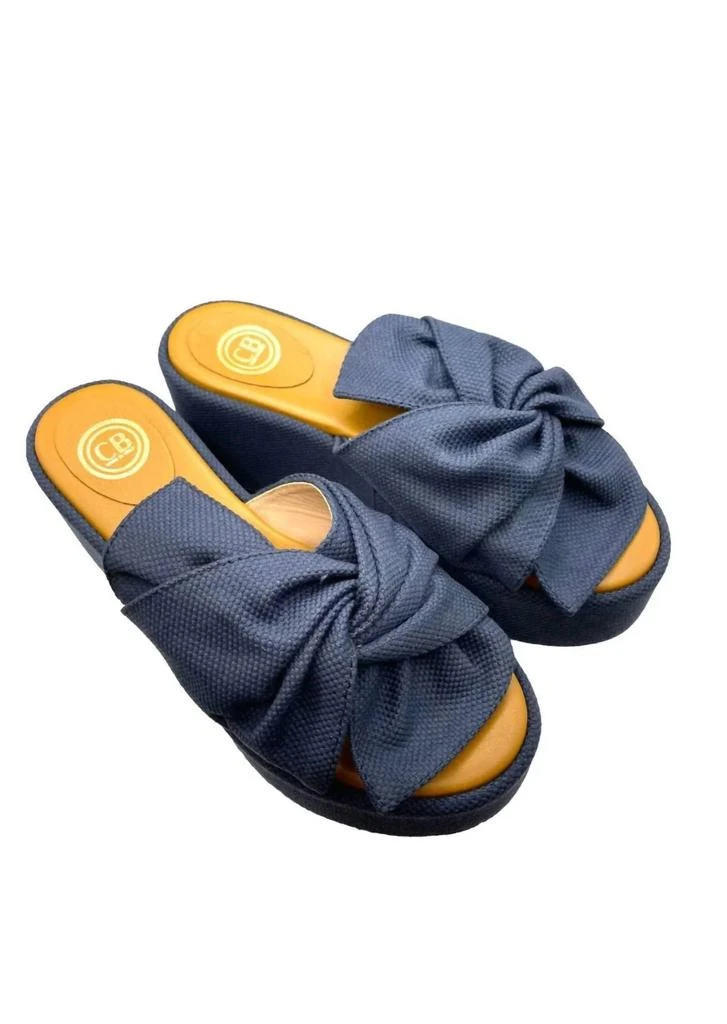 Camilla Benedetti Designs Women's Italia Wedge In Marine 2
