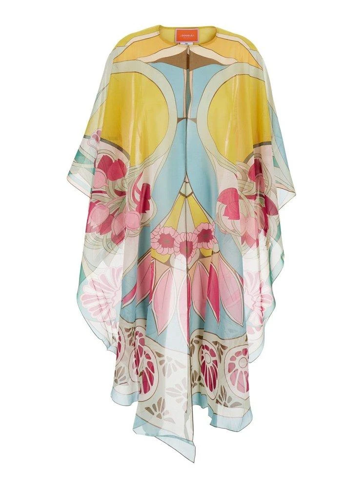 LA DOUBLE J La Doublej Maria Printed Beach Cape