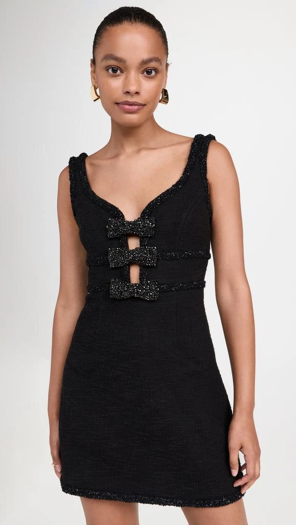 REBECCA VALLANCE Margo Bow Mini Dress 1