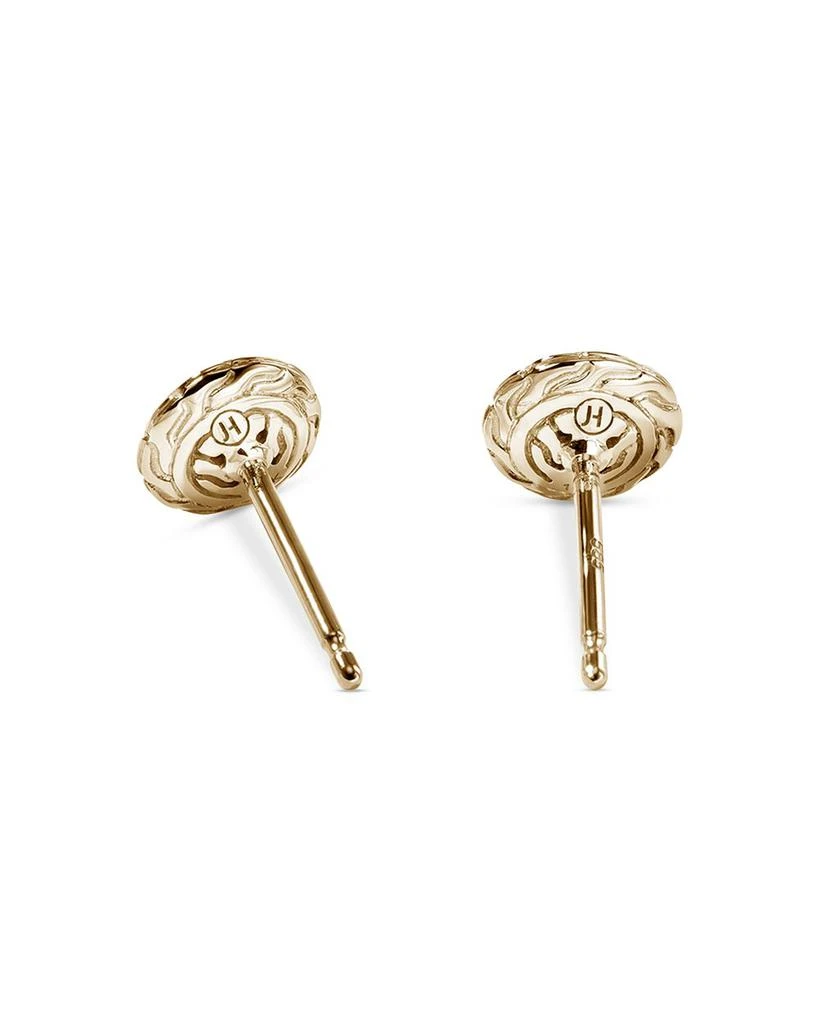 John Hardy JH Essentials 14K Yellow Gold Diamond Pavé Stud Earrings 5