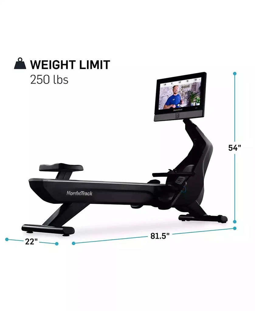Rw900 Rower NordicTrack RW900 iFIT-enabled Rower with 22 inch Pivoting Touchscreen ...