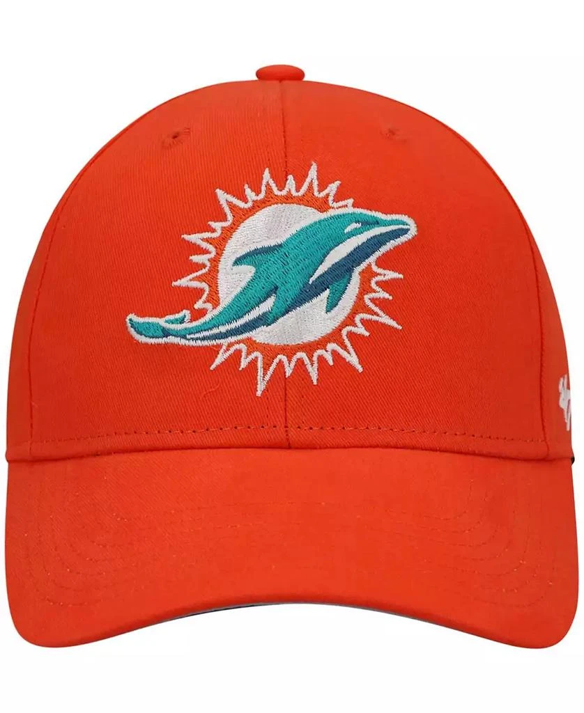 47 Brand Boys Orange Miami Dolphins Basic Secondary MVP Adjustable Hat 2