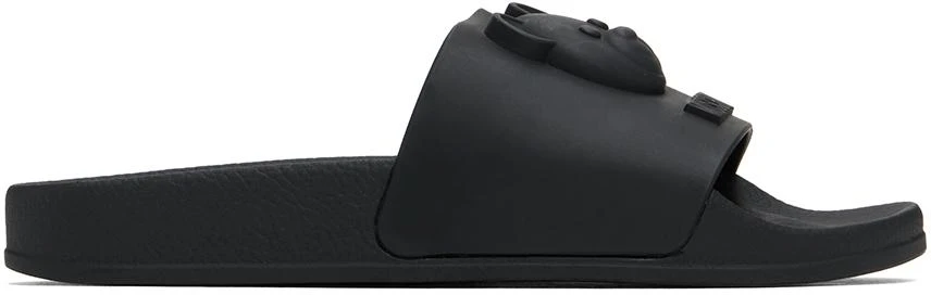 Moschino Black Teddy Bear Pool Slides 1