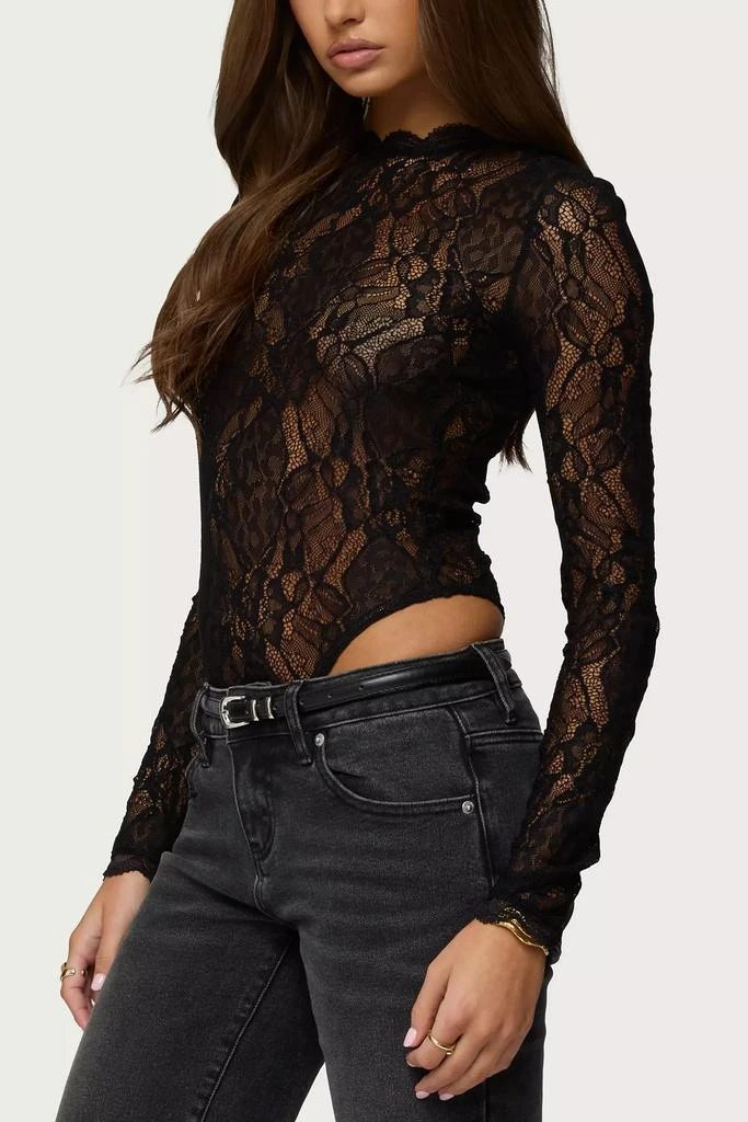 Edikted Edikted Rosalinda Sheer Lace Bodysuit 3