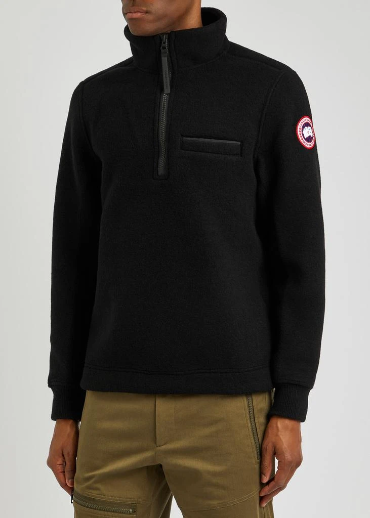 Canada Goose Lawson half-zip wool-blend fleece sweatshirt 2
