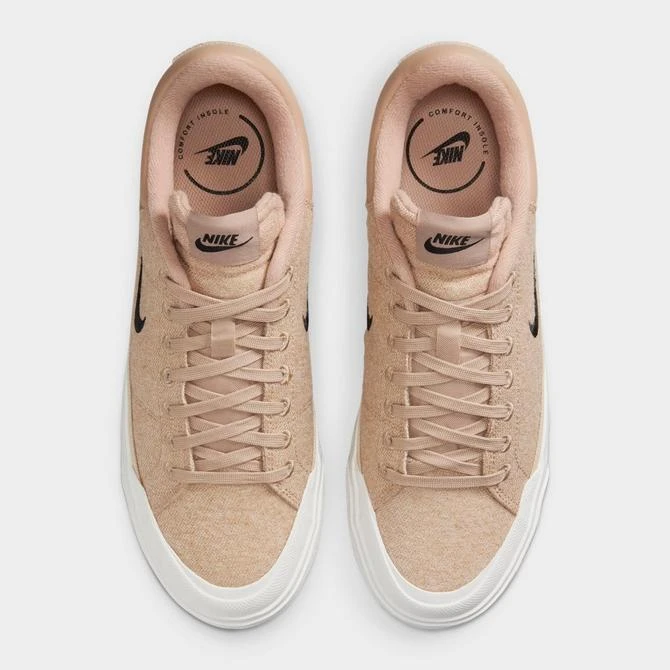 NIKE Women's Nike Court Legacy Lift LE Casual Shoes 5
