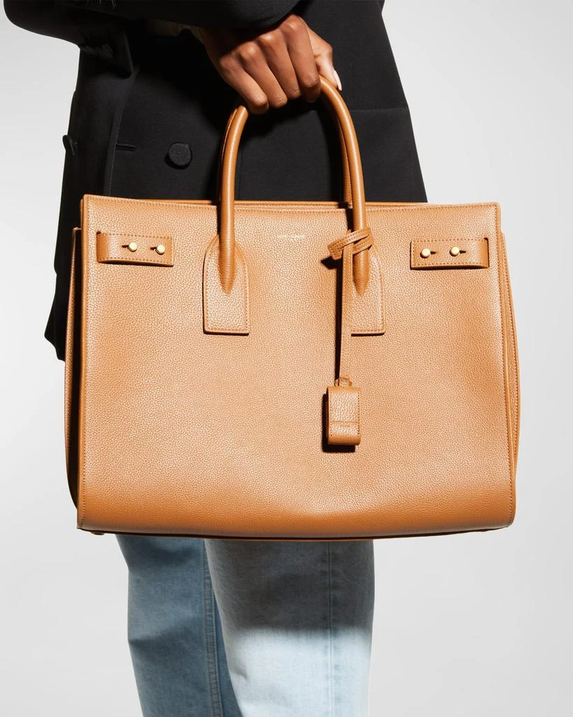 Yves Saint Laurent Sac De Jour Medium Top-Handle Bag in Grained Leather 2