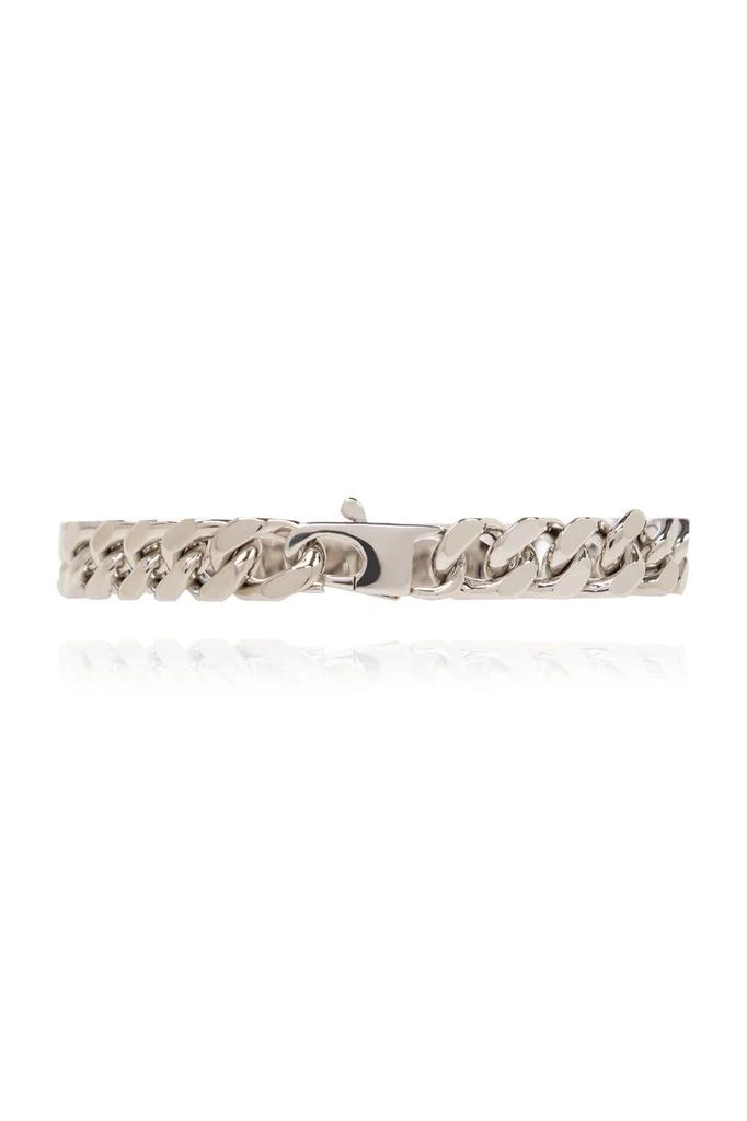 MM6 MM6 Maison Margiela Logo Plaque Chain Bracelet 3