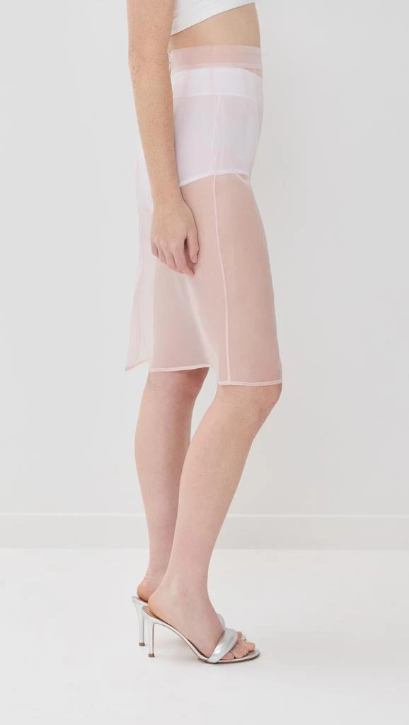LaQuan Smith Silk Pencil Skirt 4