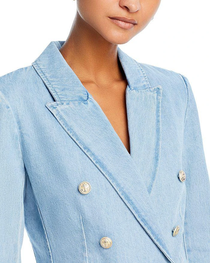 L'Agence Robbie Denim Blazer 5