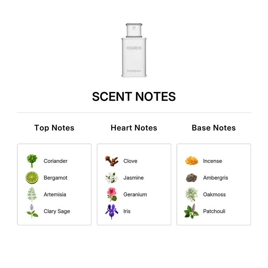 Yves Saint Laurent KOUROS/YSL EDT SPRAY 3.3 OZ (M) 3