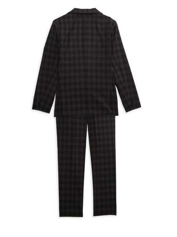 Kenneth Cole Boy's Plaid Suit 2