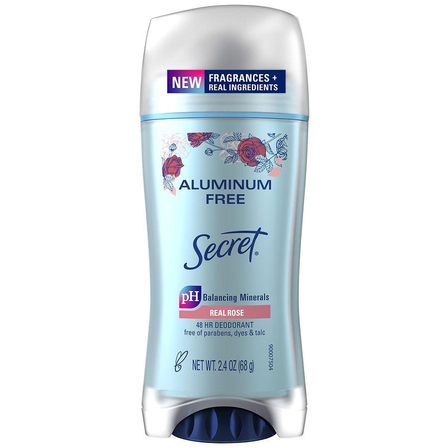 Secret Aluminum Free Deodorant Real Rose