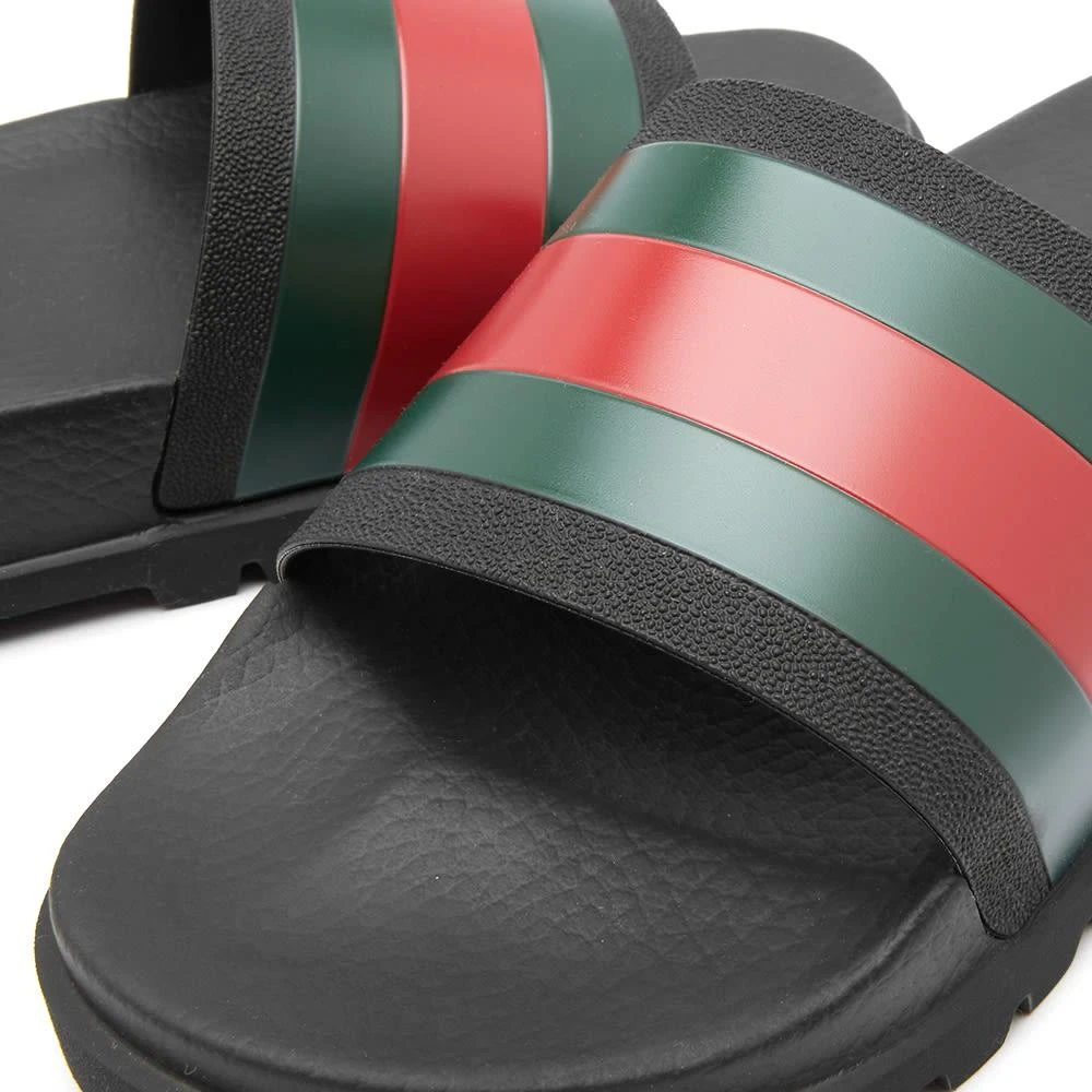 Gucci Gucci Pursuit Trek Web Rubber Slide 4