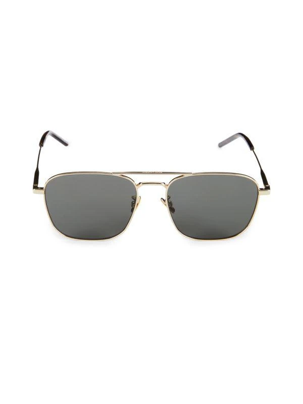 Yves Saint Laurent 56MM Rectangle Sunglasses 1