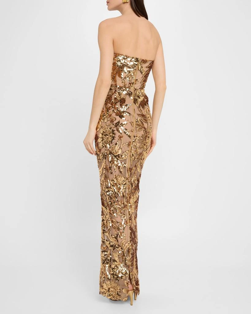 Shop Dahlia Strapless Floral Sequin Column Gown on Sale at BeyondStyle   Get 50% Off Dahlia Strapless Floral Sequin Column Gown with Limited-Time  Flash Deals, Exclusive Discounts, and Special Offers. Enjoy Unbeatable