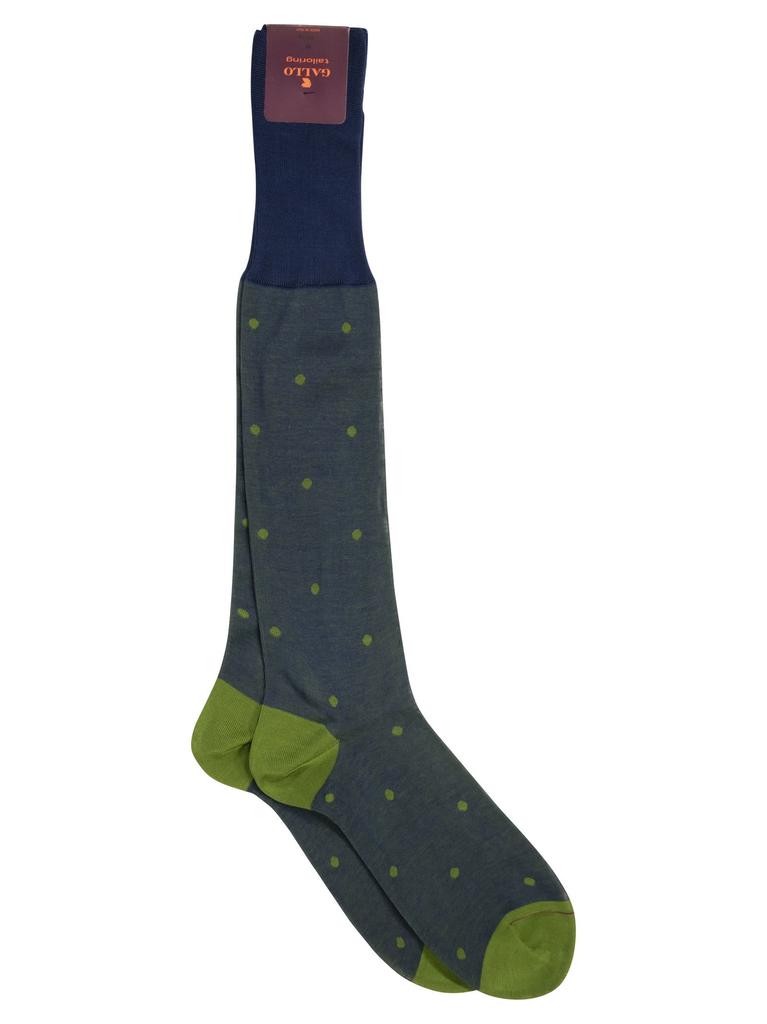 GALLO Polka Dot Cotton Long Socks