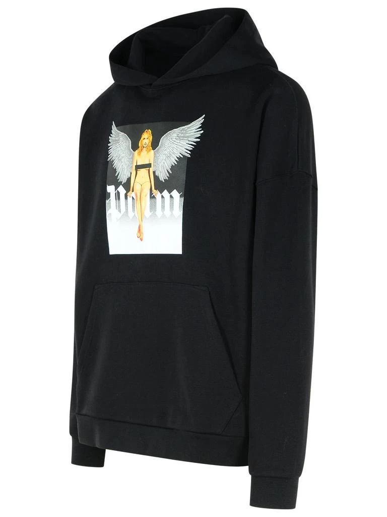 Palm Angels Palm Angels Crystal Pin-Up Long-Sleeved Hoodie 3