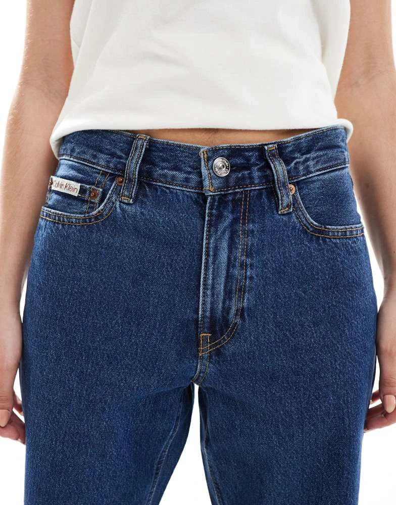 Calvin Klein Calvin Klein Jeans 90's straight jeans in dark blue wash 5