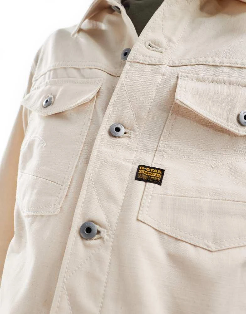 G-Star G-Star dakota co-ord denim jacket in ecru 3