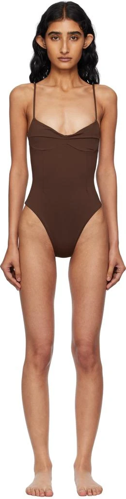 Haight Brown Monica Swimsuit 1