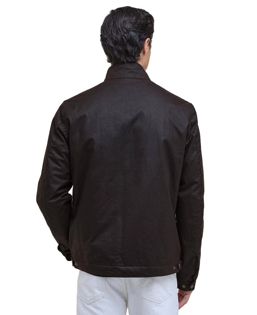 Barbour Rustic Leather Harrington Jacket 3