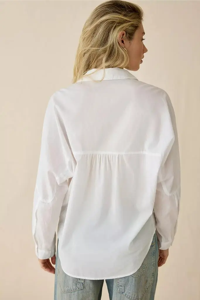 BDG BDG Alex Breezy Cotton Oversized Button-Down Shirt 4