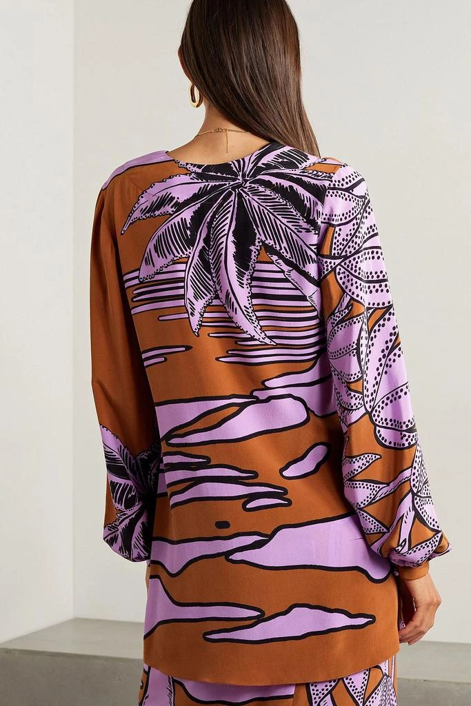 JOHANNA ORTIZ Antiguas Colonias printed silk-crepe blouse 3