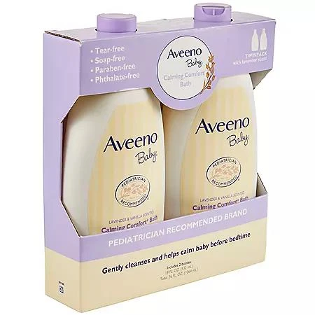 Aveeno Aveeno Baby Calming Comfort Bath Wash 18 fl. oz., 2 pk. 3