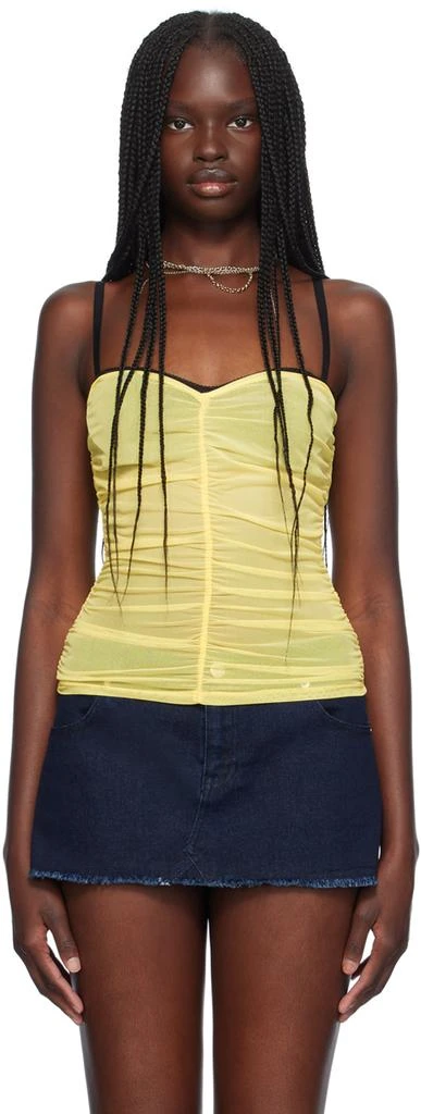 Miaou Yellow Renzo Tube Top 1