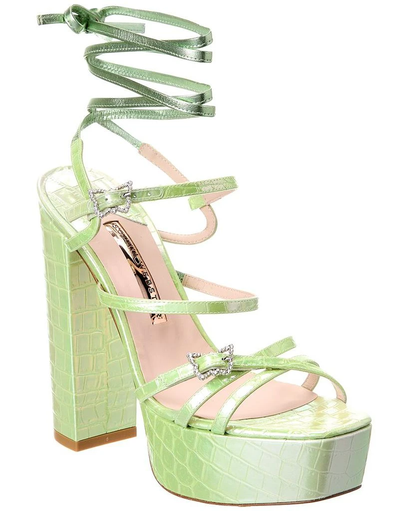 Sophia Webster Sophia Webster Venus Leather Platform Sandal 1