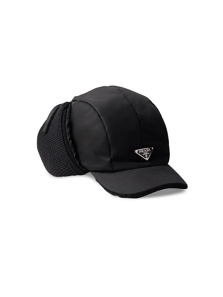 Prada Re-Nylon and Wool Trapper Hat 1
