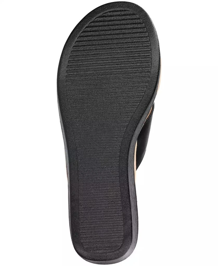 Journee Collection Women's Biara Crisscross Platform Wedge Sandals 5