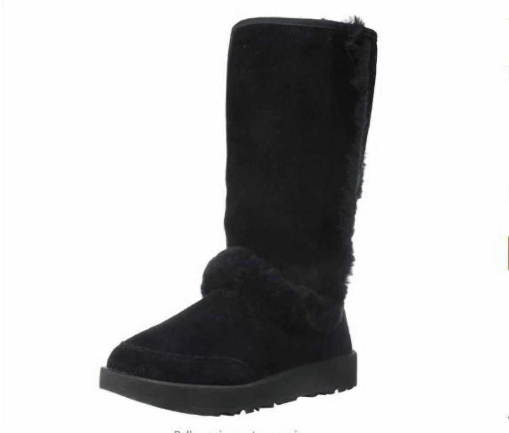 UGG Ugg - Sundance Suede Leather Fur Lining Tall Boots 3